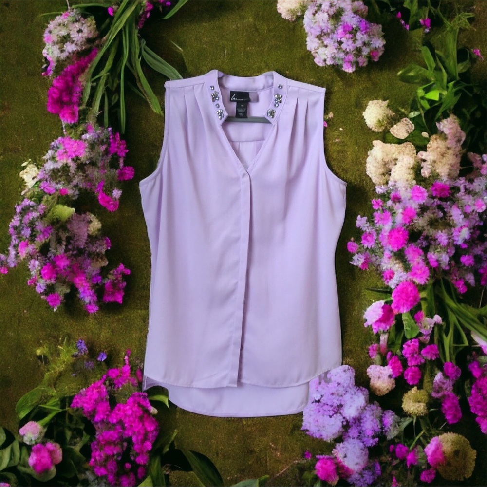 Lane Bryant Lilac Polyester Blouse ~Size 14